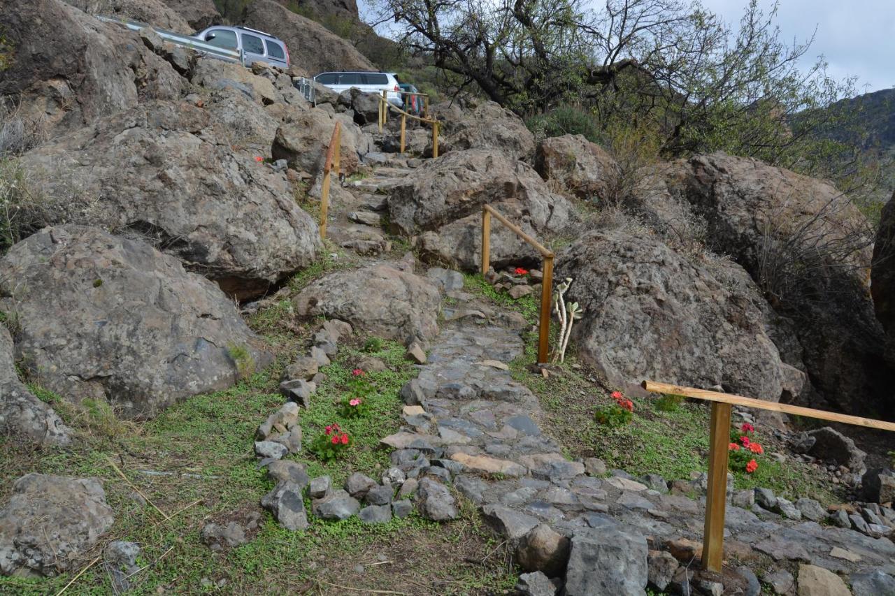Casa Cueva El Pedregal Tejeda Villa Exteriör bild