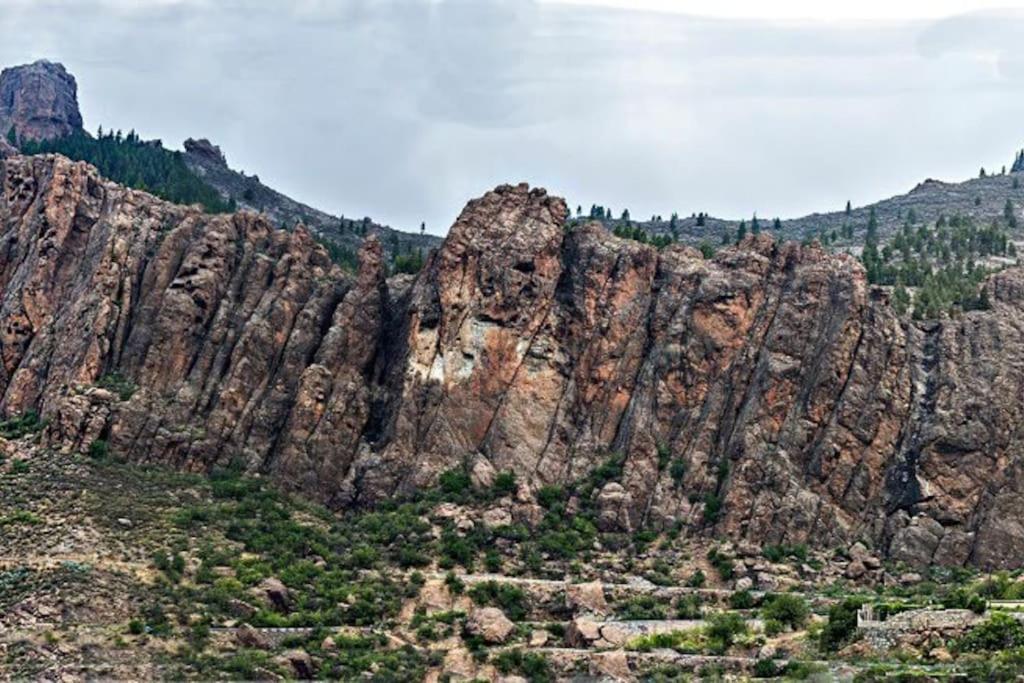 Casa Cueva El Pedregal Tejeda Villa Exteriör bild